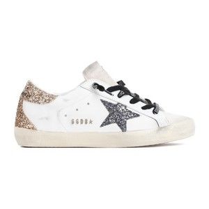 Golden Goose Distressed Optic White Superstar Sneakers - NWT